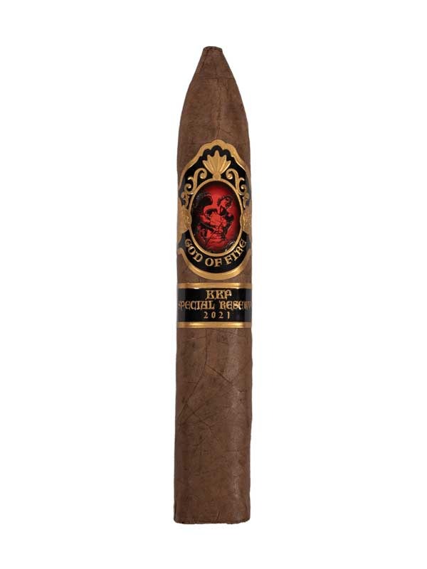 God of Fire KKP Never Back Down 10 Cigar Assortment Black Lacquer