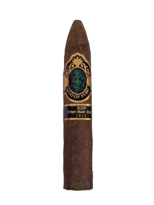God of Fire KKP Never Back Down 10 Cigar Assortment Black Lacquer