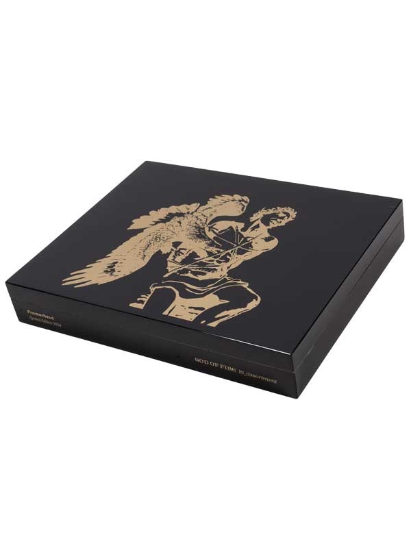 God of Fire KKP Never Back Down 10 Cigar Assortment Black Lacquer