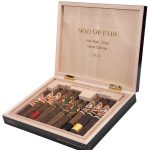 God of Fire KKP Never Back Down 10 Cigar Assortment Black Lacquer