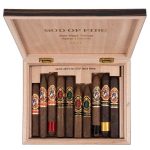 God of Fire KKP Never Back Down 10 Cigar Assortment Macassar Ebony