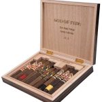 God of Fire KKP Never Back Down 10 Cigar Assortment Macassar Ebony