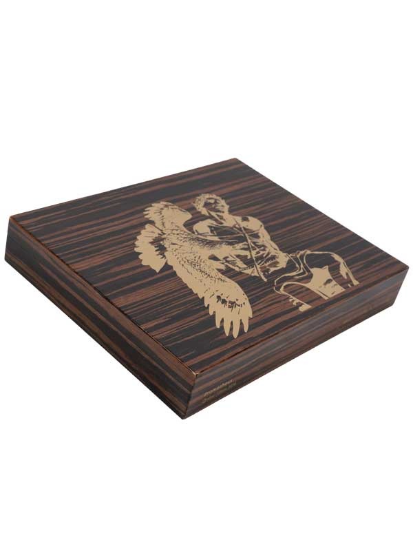 God of Fire KKP Never Back Down 10 Cigar Assortment Macassar Ebony