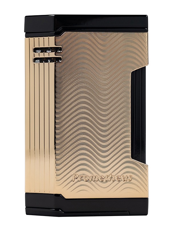 God of Fire “Never Back Down” in Blue on Black Lighter