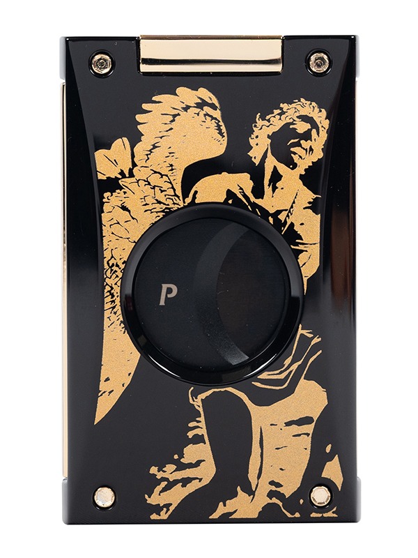 God of Fire “Never Back Down” in Gold on Black Cutter