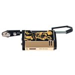 God of Fire “Never Back Down” in Gold on Black Lighter