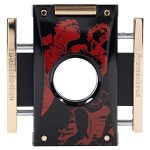 God of Fire “Never Back Down” in Red on Black Cutter