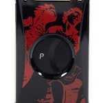 God of Fire “Never Back Down” in Red on Black Cutter