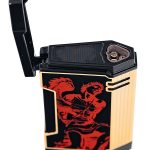 God of Fire “Never Back Down” in Red on Black Lighter