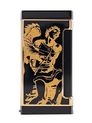 God of Fire "Never Back Down" Ultimo X in Gold on Black Lighter