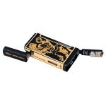 God of Fire “Never Back Down” Ultimo X in Gold on Black Lighter
