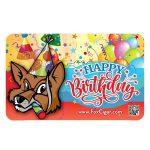 Happy Birthday Fox Cigar Gift Card $50.00