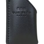 J-11 Black Leather Lighter Case