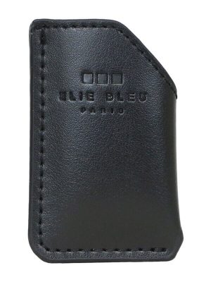 J-11 Black Leather Lighter Case