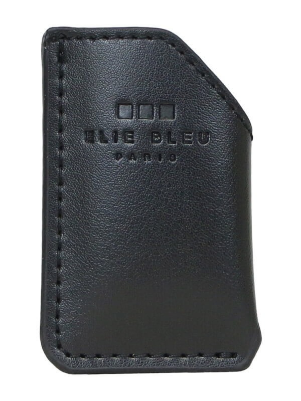 J-11 Black Leather Lighter Case