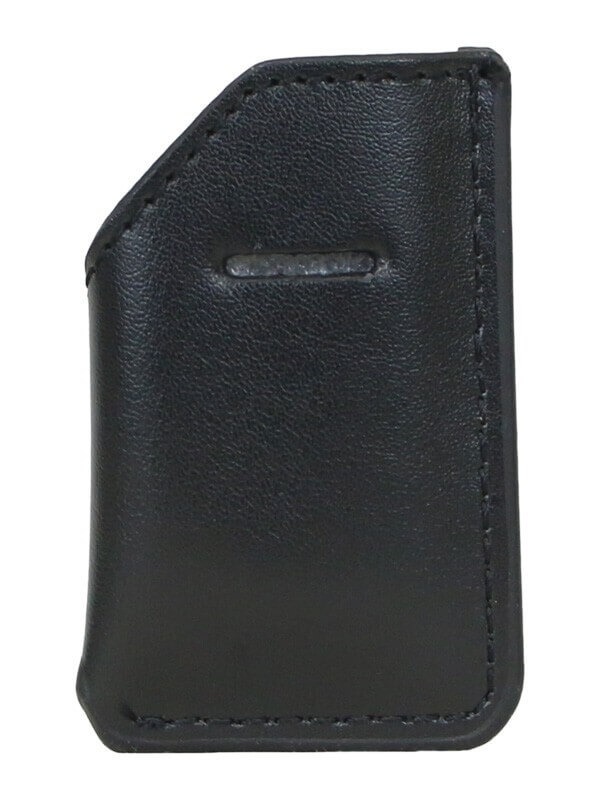J-11 Black Leather Lighter Case