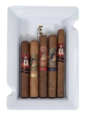 Kill'em With The Classics White Ashtray Kit