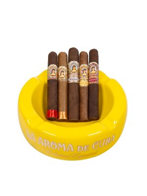 La Aroma de Cuba Ashtray Kit - Yellow
