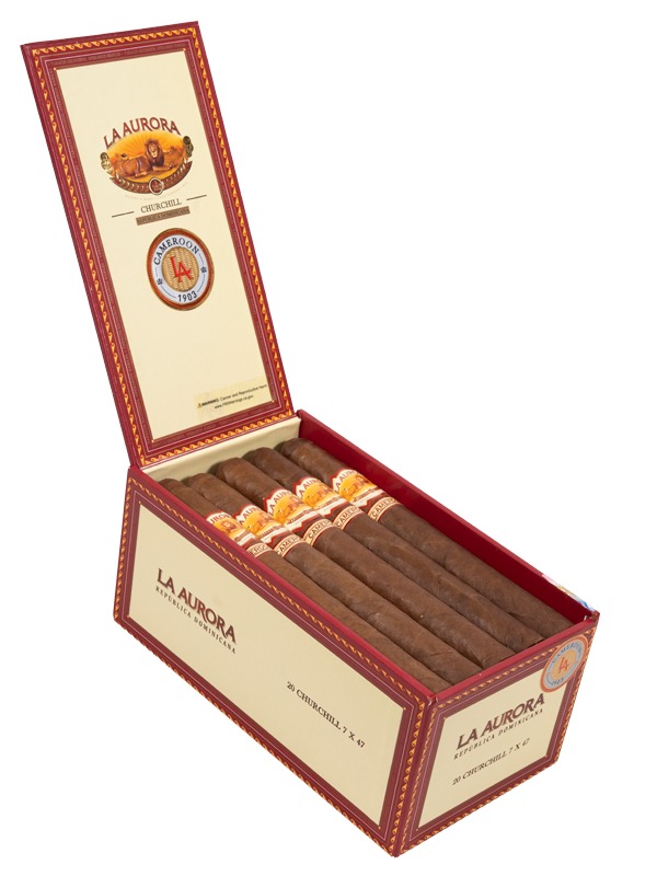 La Aurora Cameroon 1903 Churchill – Fox Cigar
