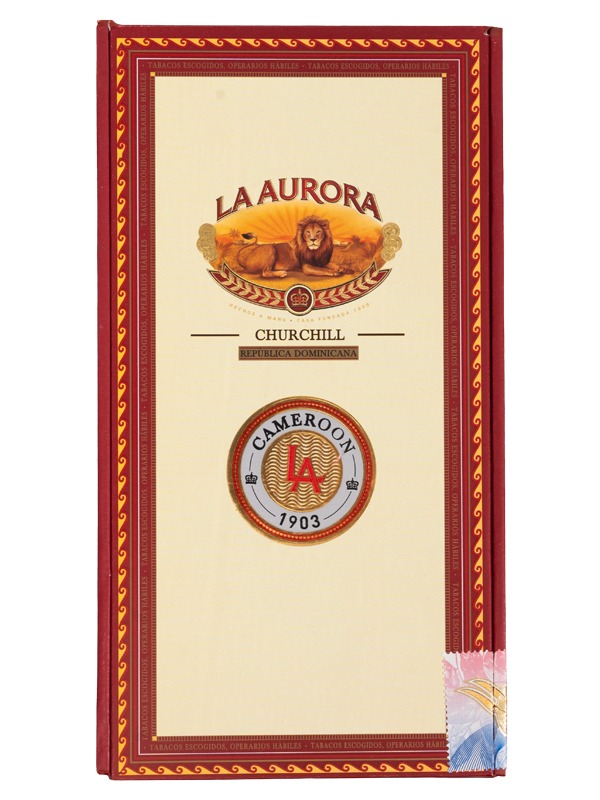 La Aurora Cameroon 1903 Churchill – Fox Cigar