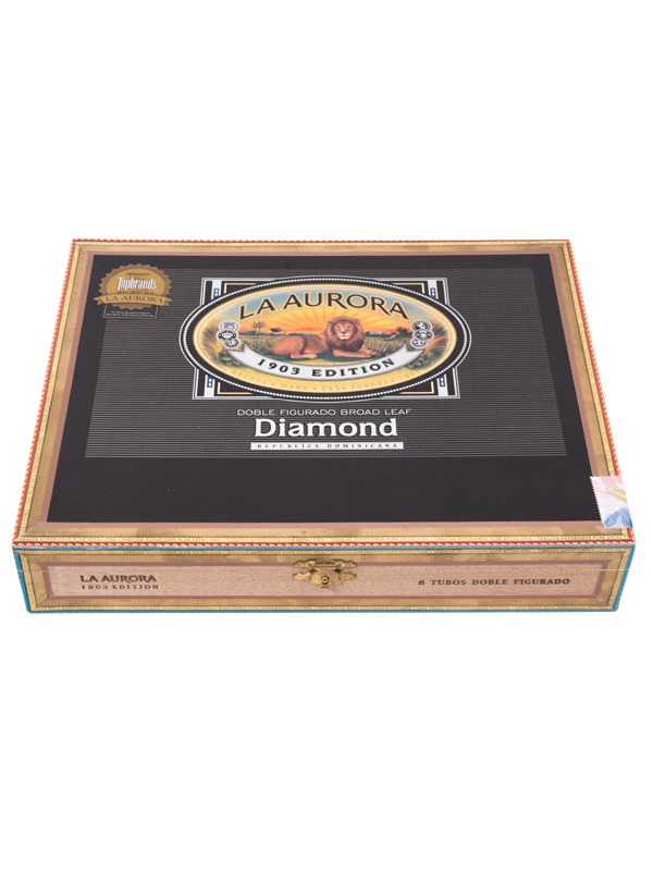 La Aurora Preferido Double Figurado Diamond Tubo
