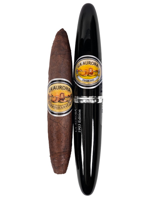 La Aurora Preferido Double Figurado Diamond Tubo