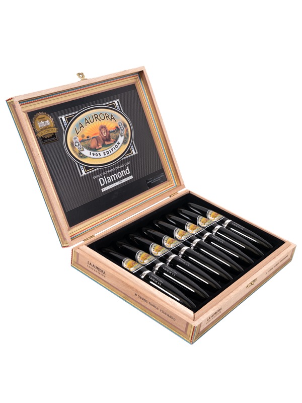 La Aurora Preferido Double Figurado Diamond Tubo