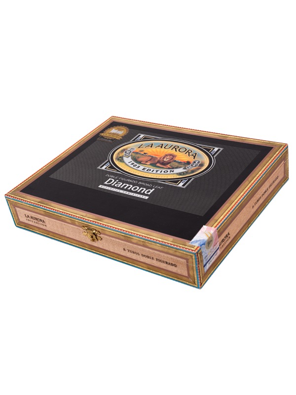 La Aurora Preferido Double Figurado Diamond Tubo – Fox Cigar