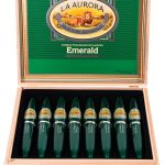 La Aurora Preferido Double Figurado Emerald Tubo