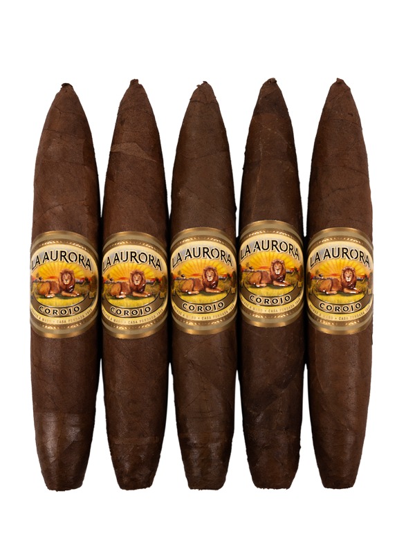 La Aurora Preferido Double Figurado Gold Tubo