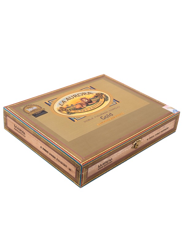 La Aurora Preferido Double Figurado Gold Tubo