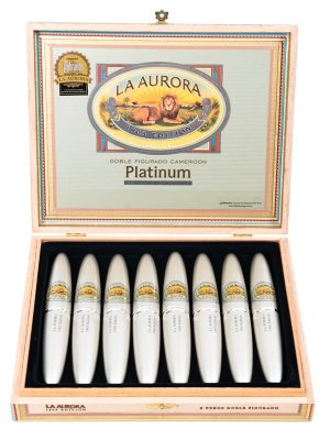 La Aurora Preferido Double Figurado Platinum Tubo