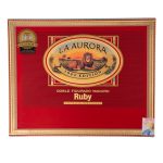 La Aurora Preferido Double Figurado Ruby Tubo