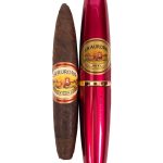La Aurora Preferido Double Figurado Ruby Tubo