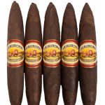 La Aurora Preferido Double Figurado Ruby Tubo