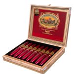 La Aurora Preferido Double Figurado Ruby Tubo