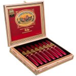 La Aurora Preferido Double Figurado Ruby Tubo