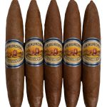 La Aurora Preferido Double Figurado Sapphire Tubo