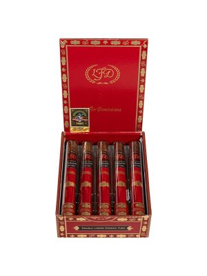 La Flor Dominicana Double Ligero Crystal Tubo Corona