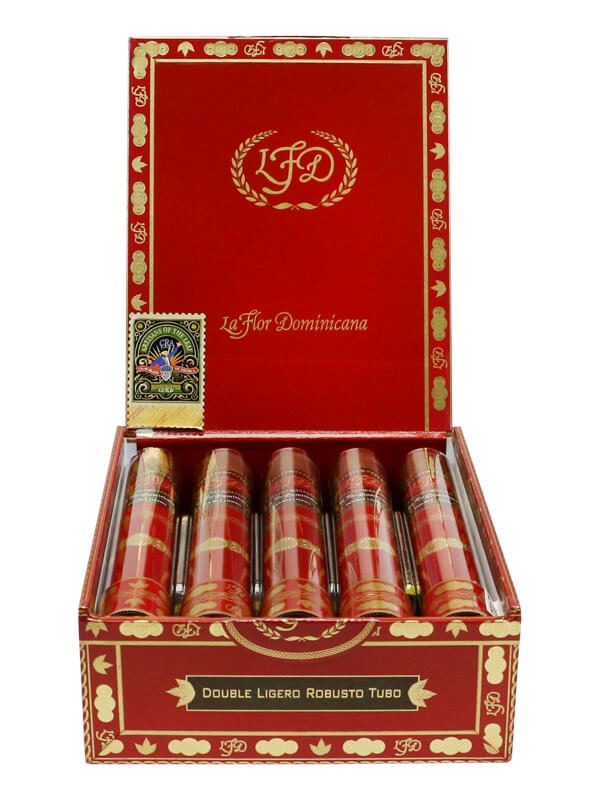 La Flor Dominicana Double Ligero Crystal Tubo Robusto