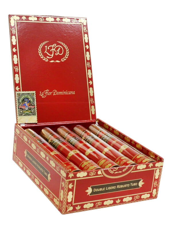 La Flor Dominicana Double Ligero Crystal Tubo Robusto