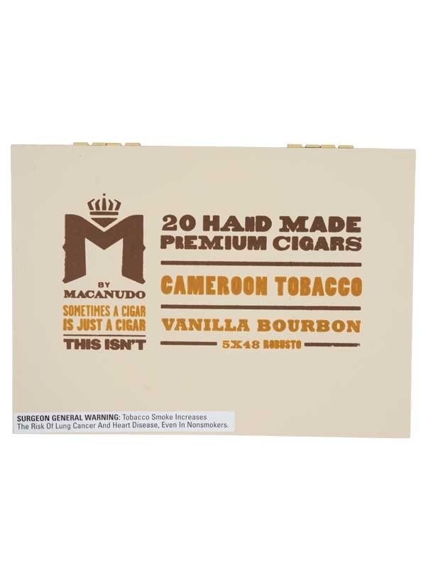 M By Macanudo Vanilla Bourbon Robusto