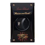 OpusX Rare Black in Black Lacquer and Gold Cutter
