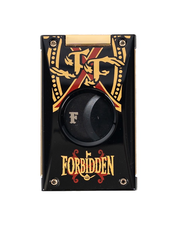 OpusX Rare Black in Black Lacquer and Gold Cutter