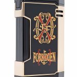 OpusX Rare Black in Black Lacquer and Gold Lighter