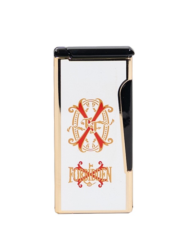 OpusX Rare Black (Retro) Gold on White Lighter