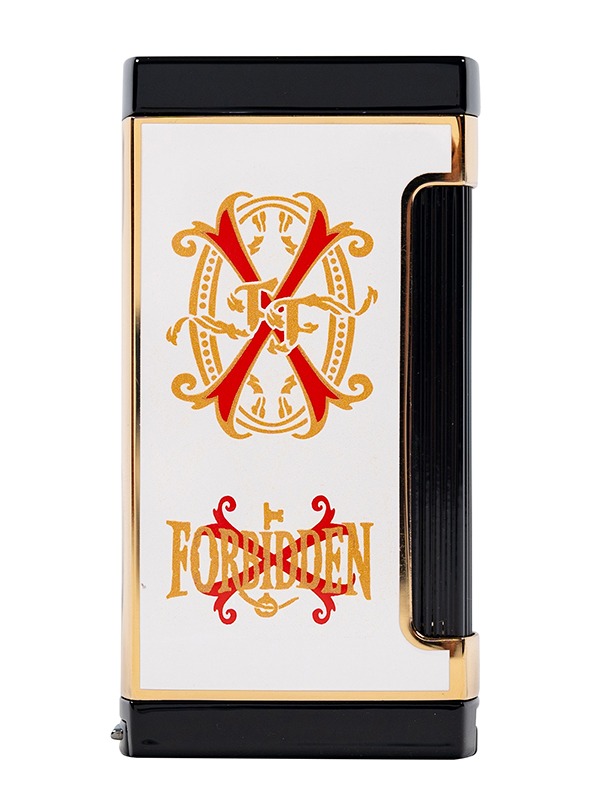 OpusX Rare Black Ultimo X in White and Gold Lighter