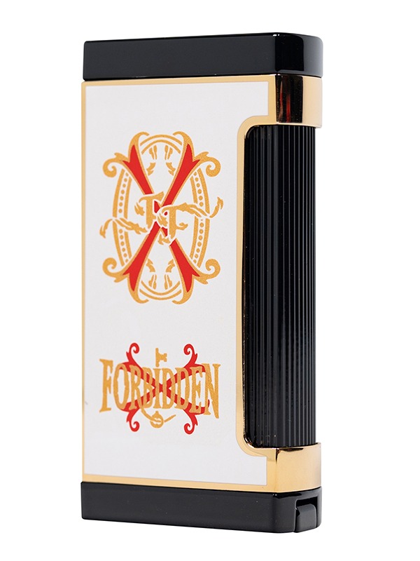 OpusX Rare Black Ultimo X in White and Gold Lighter