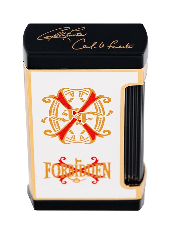 OpusX Rare Black Ultimo X in White and Gold Lighter