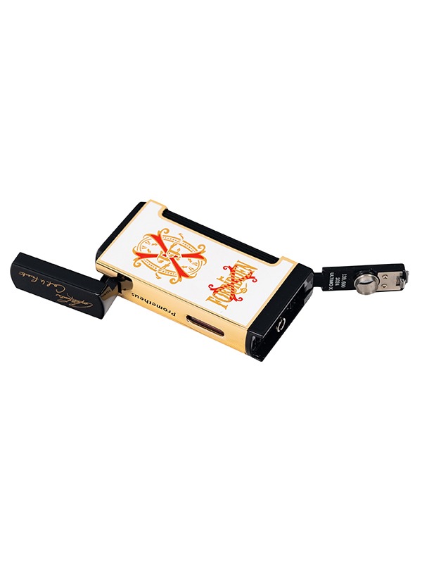 OpusX Rare Black Ultimo X in White and Gold Lighter